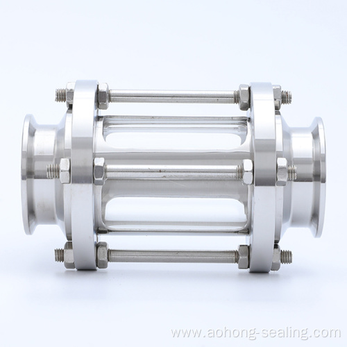 Stainless Steel High Temperature Pipe Sight Glass